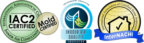 IAC2 Certified, InterNACHI Certified, Indoor Air Quality Inspector
